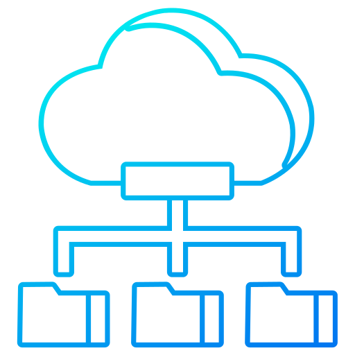 computación en la nube icono gratis