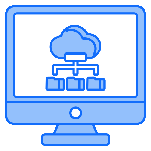 computación en la nube icono gratis