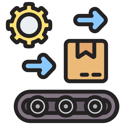 producción icono gratis