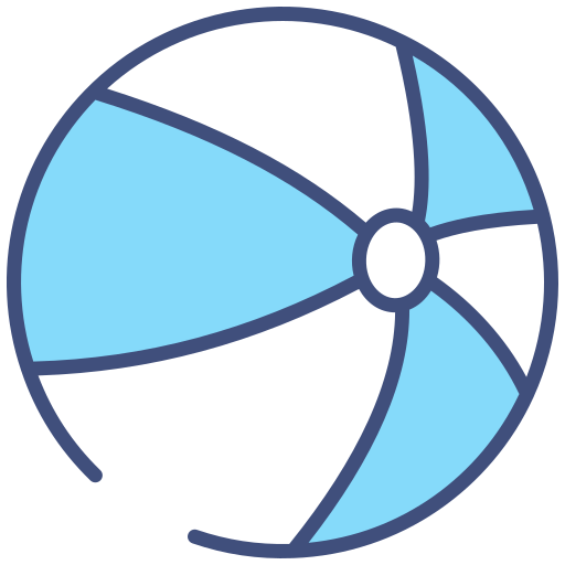 pelota de playa icono gratis