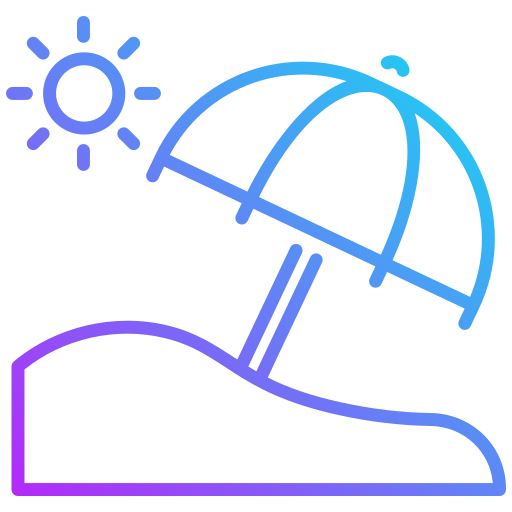 sombrilla de playa icono gratis