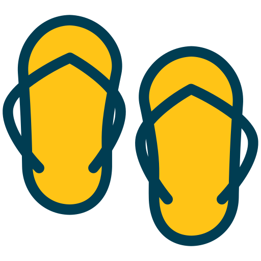 sandalias icono gratis