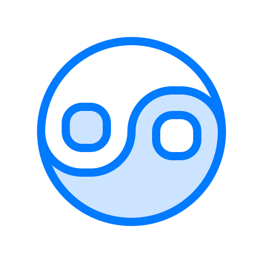 yin yang Icône gratuit