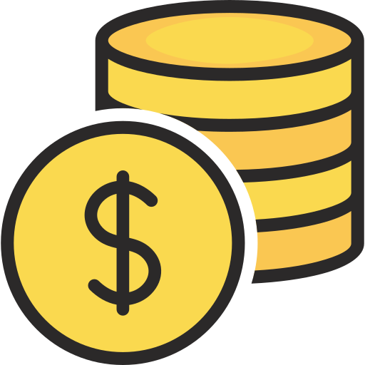 monedas icono gratis