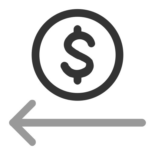 금액 수령 무료 아이콘