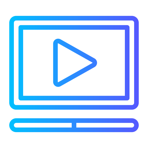 vídeotutorial icono gratis