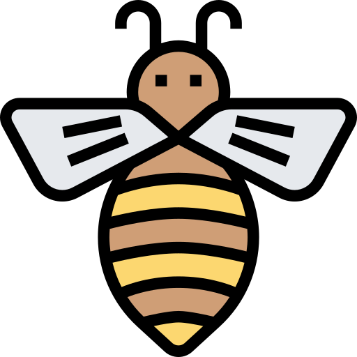 Bee Meticulous Lineal Color icon