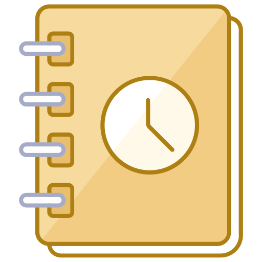 agenda icono gratis