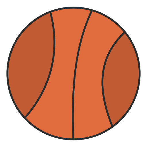 pelota de baloncesto icono gratis