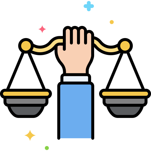 Justice free icon