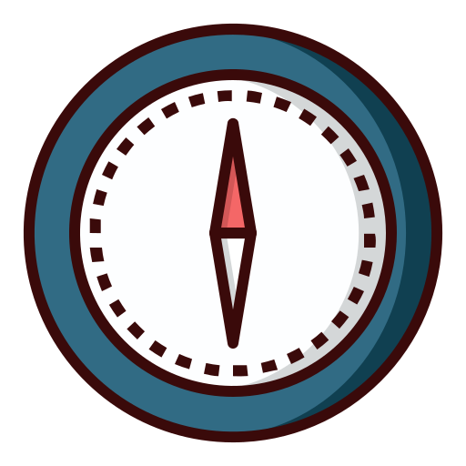 brújula icono gratis
