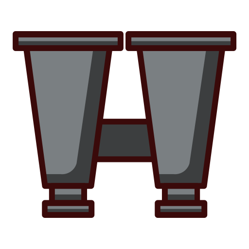 telescopio icono gratis