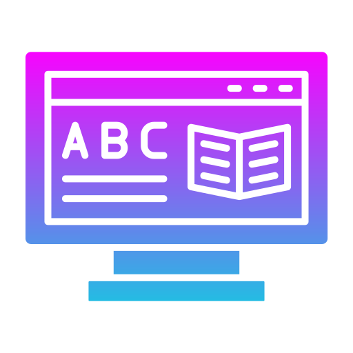 aprender en línea icono gratis