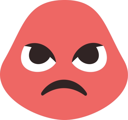 화난 무료 아이콘
