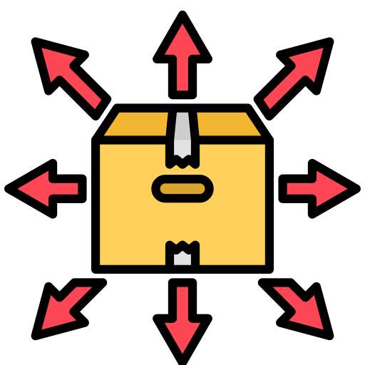 Distribution free icon Distribution free icon