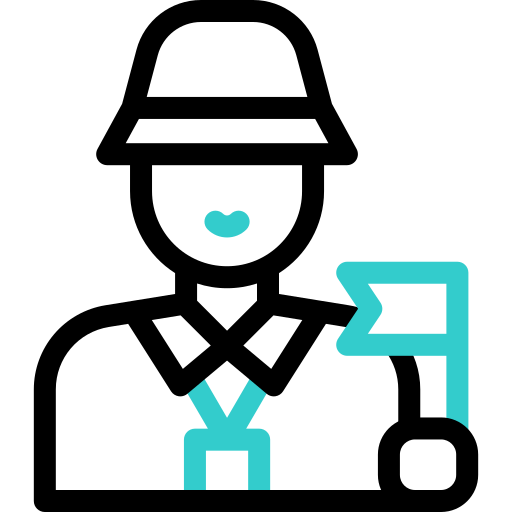 Tour guide free icon