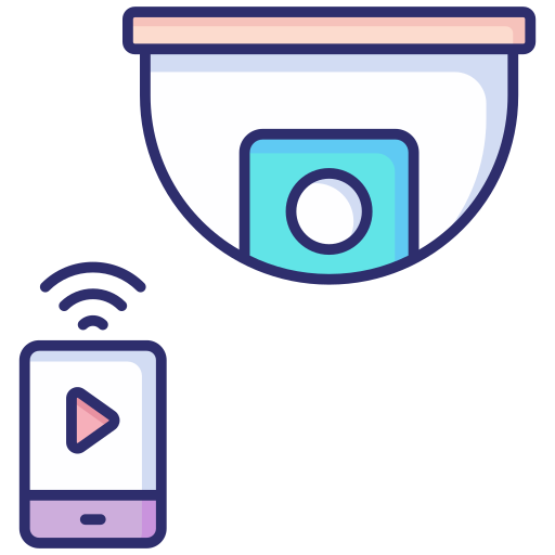 cámara de seguridad icono gratis