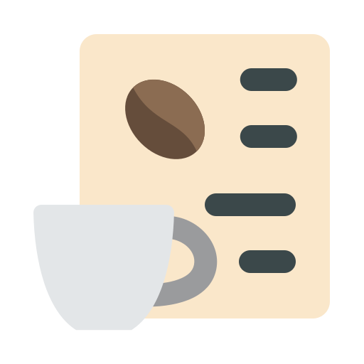 menú de café icono gratis