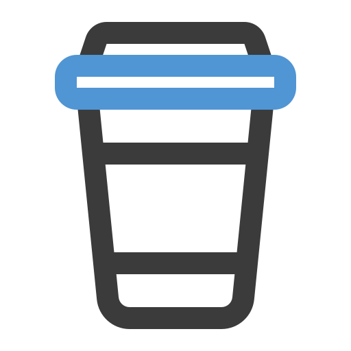 vaso de papel icono gratis