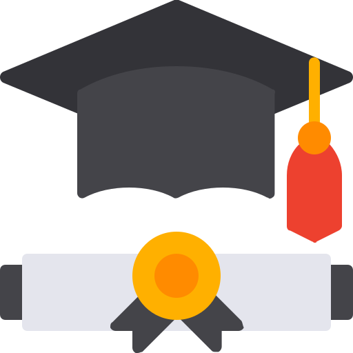 graduación icono gratis