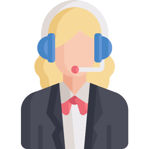 vendedor telefónico icono gratis