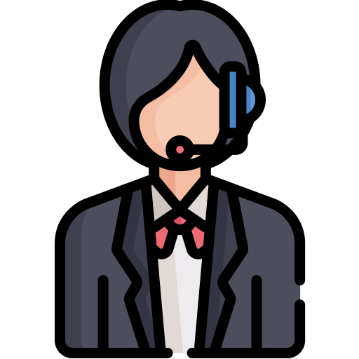 vendedor telefónico icono gratis