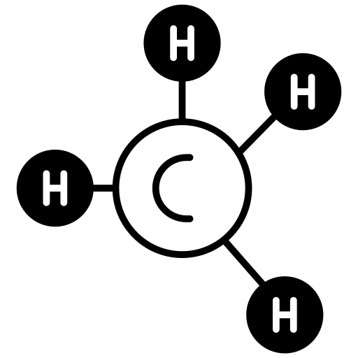 Methane free icon