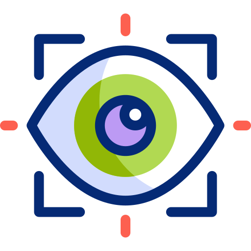 Eye target free icon Eye target free icon