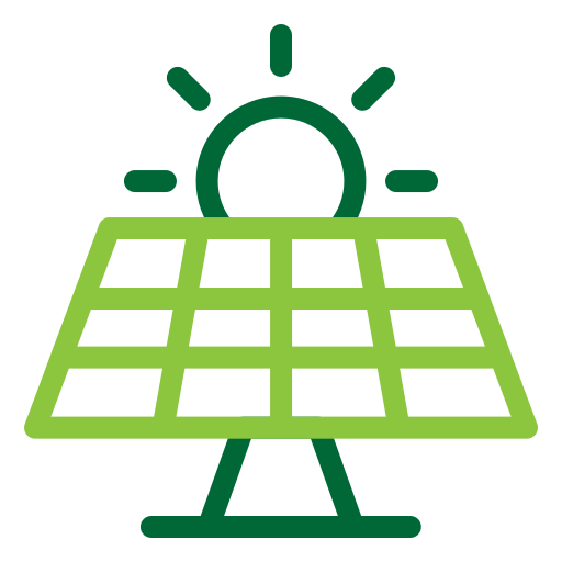 panel solar icono gratis
