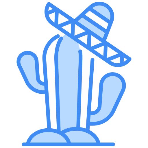 cactus mexicano icono gratis