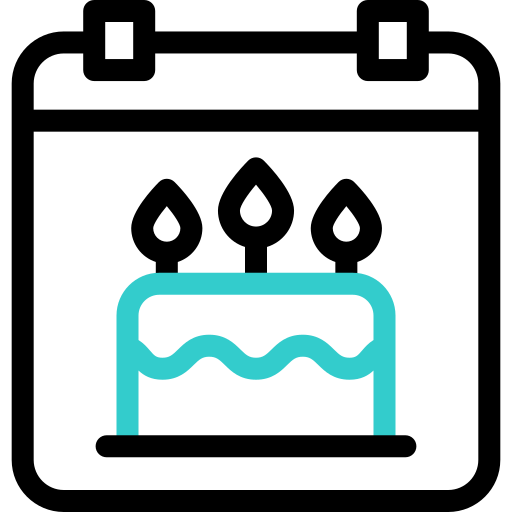 cumpleaños icono gratis