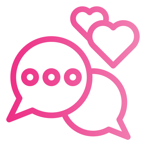charla de amor icono gratis
