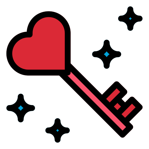 amor clave icono gratis