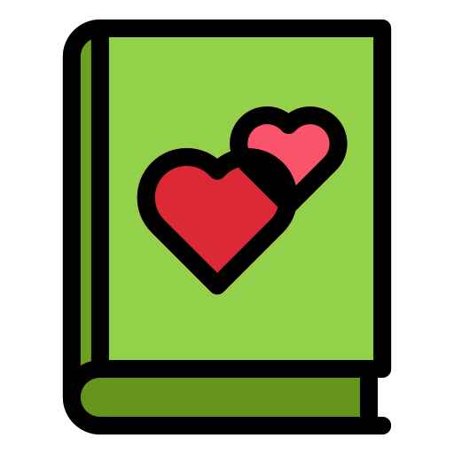 libro de amor icono gratis