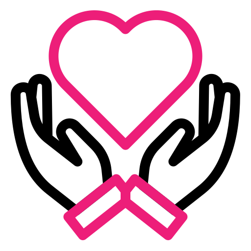 cuidado de amor icono gratis