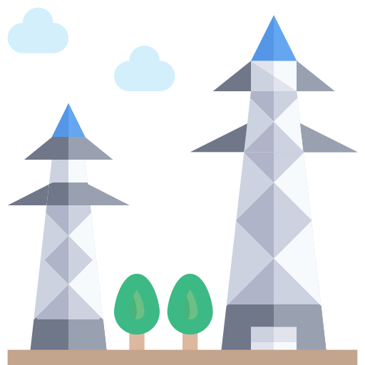 Electric tower free icon Electric tower free icon