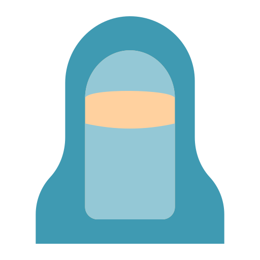 niqab icono gratis