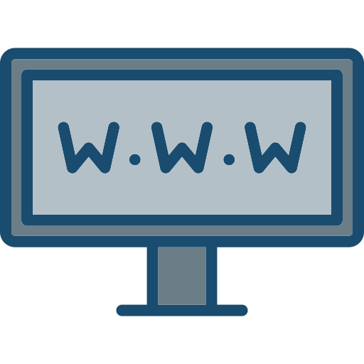 alojamiento web icono gratis