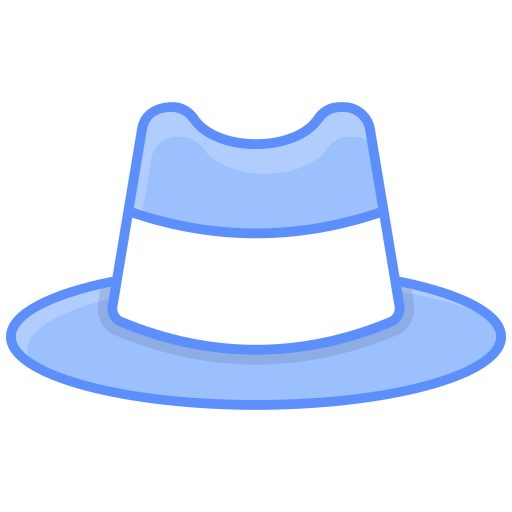 sombrero de fieltro icono gratis