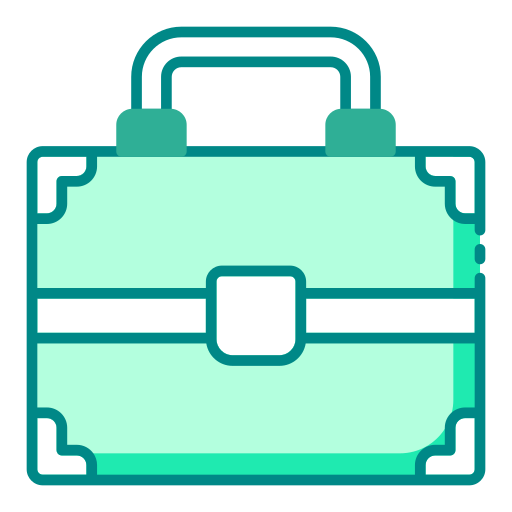 bolso de cosméticos icono gratis