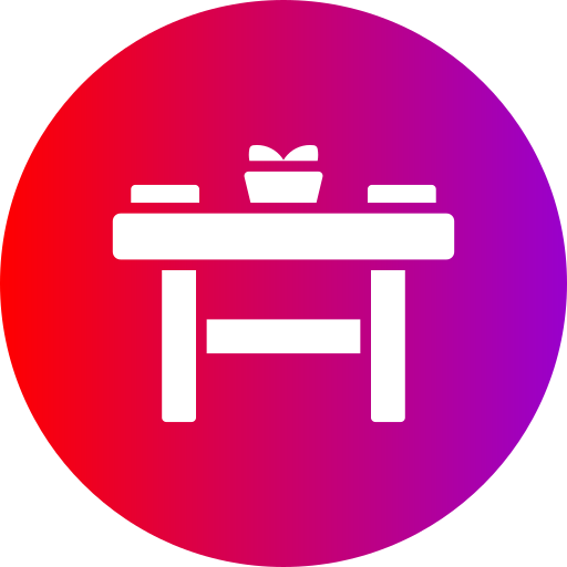 mesa del comedor icono gratis