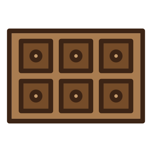 barra de chocolate icono gratis