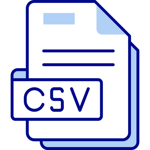 csv icono gratis