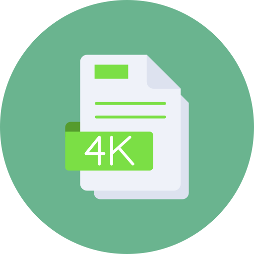 4k icono gratis
