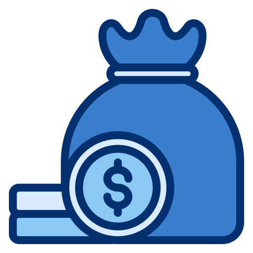 Money bag free icon
