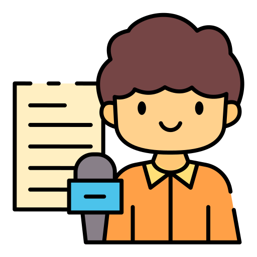 journaliste Icône gratuit journaliste Icône gratuit