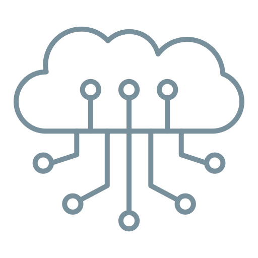 computación en la nube icono gratis
