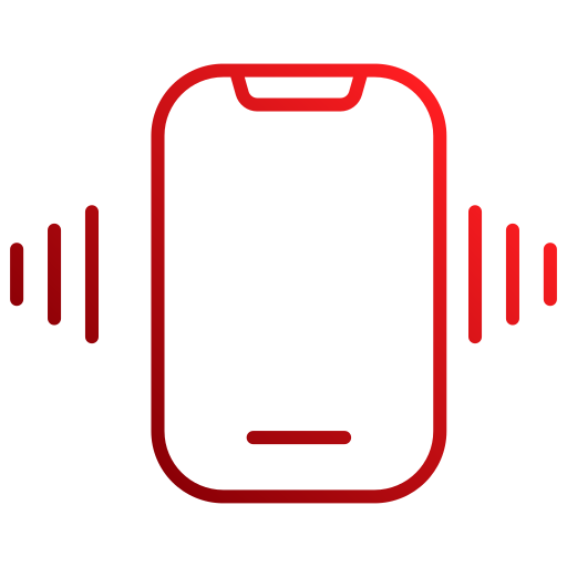 vibración icono gratis