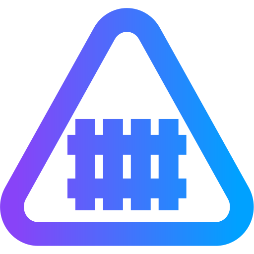 cruce de ferrocarril icono gratis