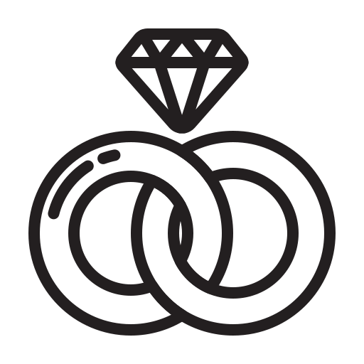 anillos icono gratis